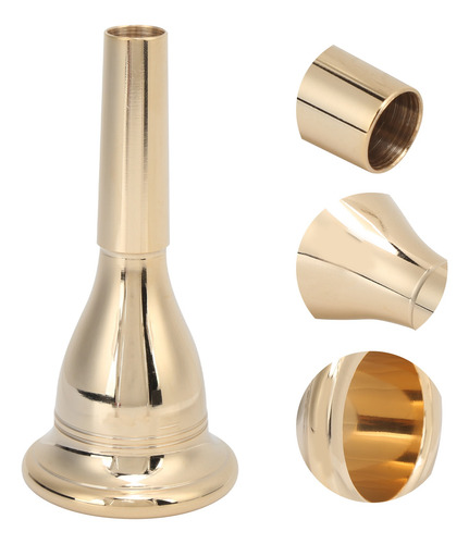 Imagen 9 de 10 de Boquilla Para Cuerno Bajo Tuba 13.3mm Cobre Durable Musical