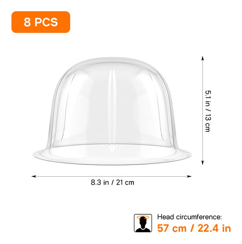 8 Soportes Duraderos Para Sombreros De Plástico, Prácticos