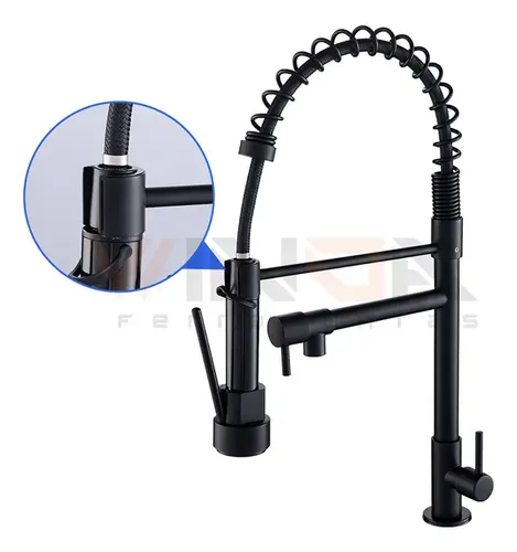 Torneira Cozinha Gourmet Bancada Flexível Luxo Para Cuba Pia Inox 304 Fria Cor P