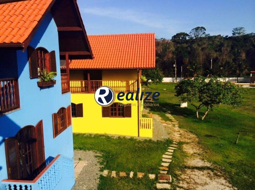 Imagem 8 de 14 de Belissíma Chácara Composta 4 Chalés Área De Lazer No Bairro Lameirão Guarapari-es - Ch00026 - 69342999