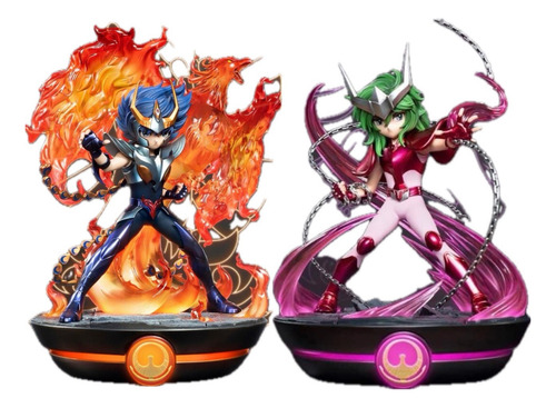 Shun De Andromeda E Ikki De Fênix Immortals Studio 21cm