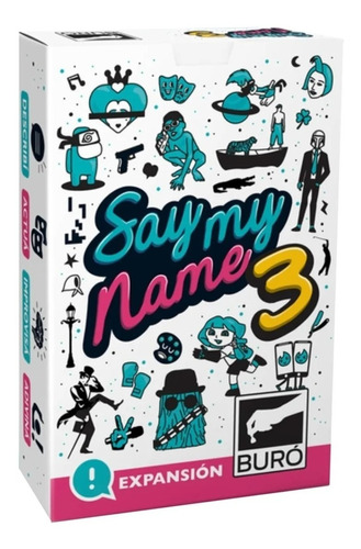 Juego De Mesa Say My Name Expansion 2 Y 3 Bureau Buro En Mca