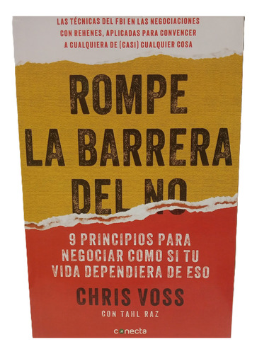 Libro Rompe La Barrera Del No - Chris Voss