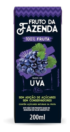 Imagem 2 de 2 de Kit Suco De Uva 200ml 27uni - Superbom