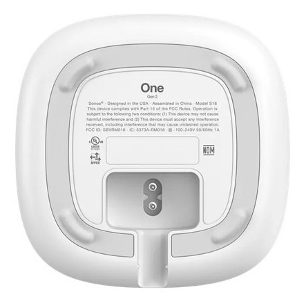 Imagen 6 de 10 de Altavoz Wi-fi Sonos One Sl ( Sin Micrófono )