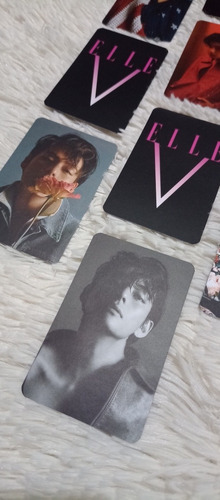 Bts - Set De 9 Photocard - Elle X V (taehyung) 1ra Parte