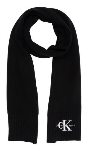 Bufanda Negra Calvin Klein De Hombre