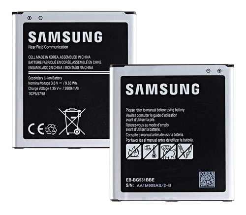 Bateria Samsung J2 Prime J2 Pro J2 Core J3 J3 Pro J5 Origina