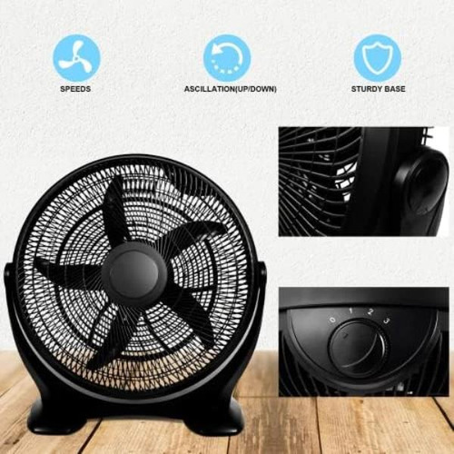 Ventiladores De Piso De Plástico Simple Deluxe De 14 Pulgada