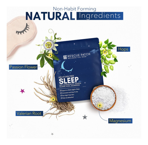 Parches Para Dormir Sleep Patches Rescue Patch Para Adultos