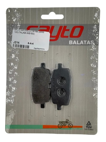 Balatas Disco Fa169 Bws 100 (italika Ws 150 ).j214