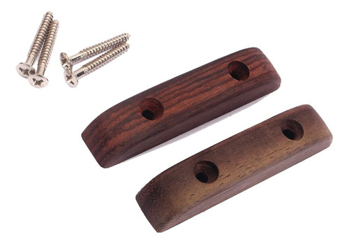 Rosewood Thumb Rest Tug Bar Finger Pull Para Accesorios De