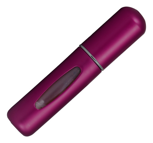 Atomizador Mini De Perfume Portátil Y Recargable Slim Company Spray En Cápsula Para Viaje, Frasco Perfumero Color Fiusha