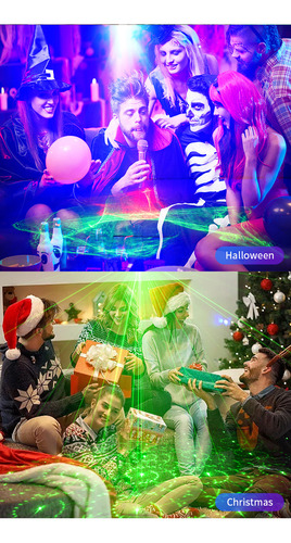 Lámpara LED de escenario XHXD DQ-R20 con cabezal móvil, 8 W, 5000 h de vida útil, función estroboscópica, puerto USB, diseño compacto, 9 cm de altura, 300 g de peso. ¡Perfecto para eventos!