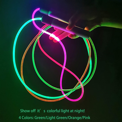 Cordas De Pular Com Luz Led Para Crianças E Meninas