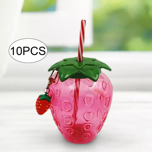 Ye Para 10 Peças Copo Em Formato Morango, Caneca Para
