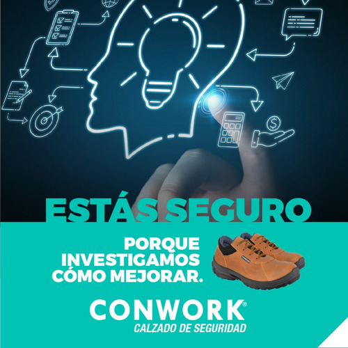 Imagen 7 de 10 de Calzado De Seguridad Conwork Allworks 201za Titan Camel