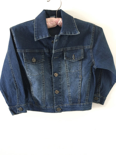 Campera De Jean Infantil Niños Niñas Unisex Elastizada