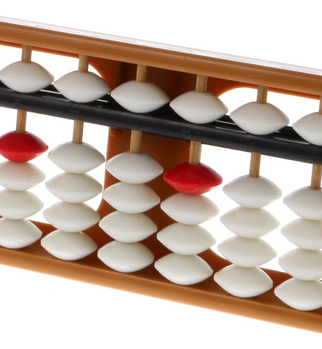 13/15 Varillas Plástico Beads Abacus Soroban Calculadora