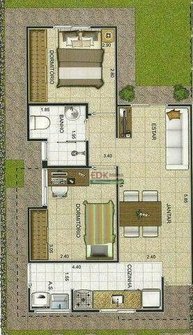 Imagem 5 de 6 de Casa Com 2 Dormitórios À Venda, 100 M² Por R$ 350.000 - Jardim Das Paineiras Ii - São José Dos Campos/sp - Ca6604