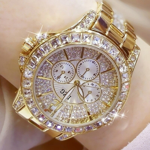 Reloj De Mujer De Moda Reloj De Cristal Casual De Lujo De Di