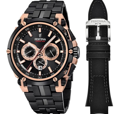 Reloj F20329/1 Festina Crono Negro Metal Special Edition