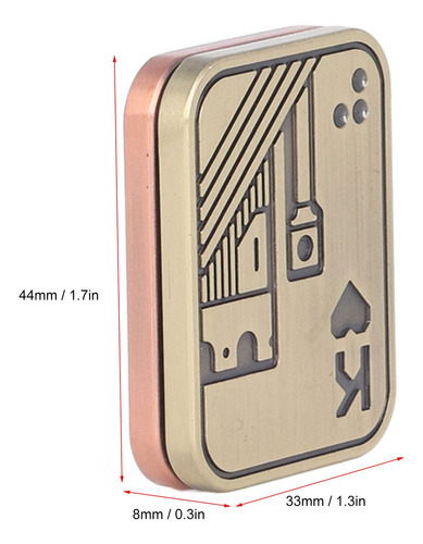 Juguete Fidget Slider De Metal Para Aliviar Ansiedad Y Estré
