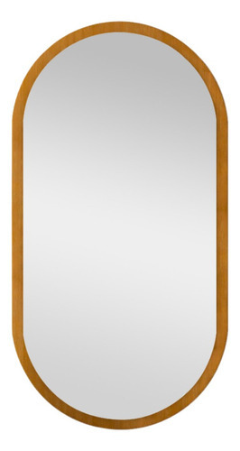 Espelho Oval Decorativo Para Hall 75x40cm -  Mel
