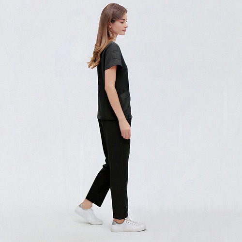 2 Pcs Pijama Quirúrgica Scrub Jogger Uniforme Conjunto Mujer