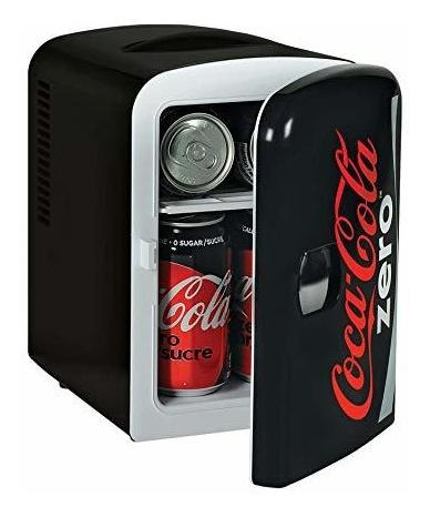 Mini Heladera Coca-cola Zero P/ 6 Latas 4 L 12 V Dc Cosme §