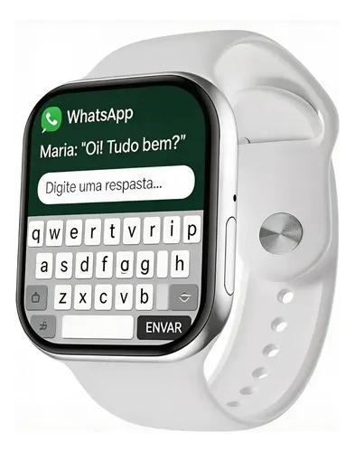 Smartwatch Mini Gps 38mm Serie 10 P/ Pulso Fino Lançamento P