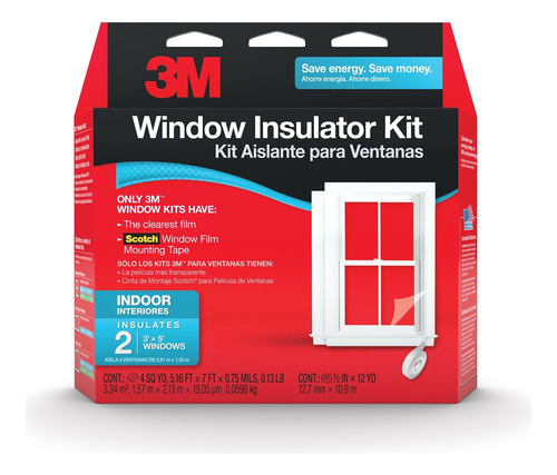 9.8 Ft Kit De Ventana De Película De 62  X 84 