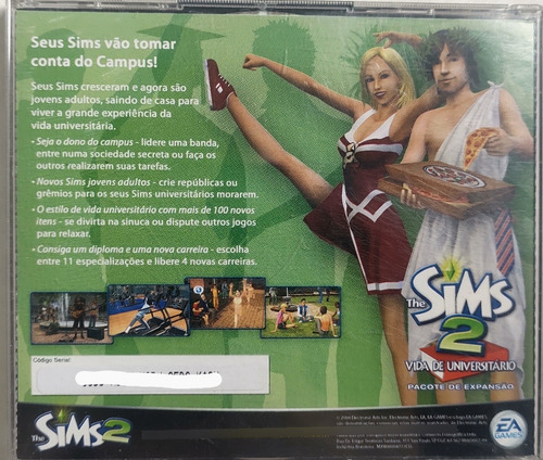 Jogo Pc The Sims 2 Vida Noturna Duplo Pacote De Expansão (Usado)