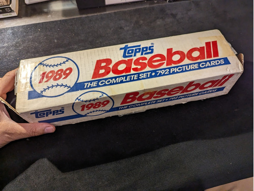 Colección De 650 Tarjetas De Béisbol Topps De 1989