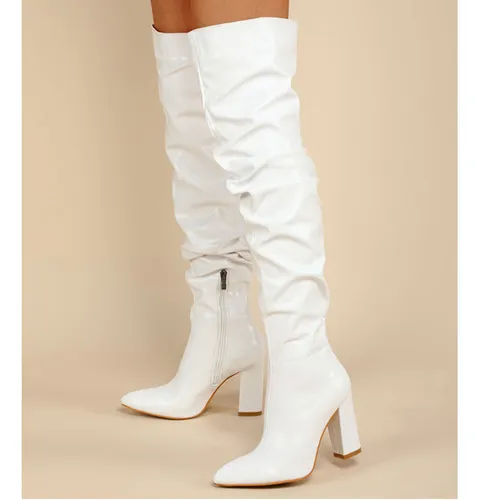 Botas Bucaneras Blancas Mujer MercadoLibre