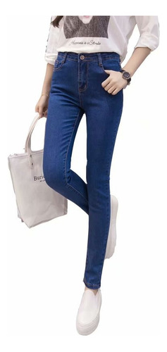 Pantalón Leggins Tipo Jeans Elástico De Mujer (colores)