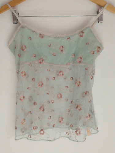 Musculosa Y2k Vintage Traslúcida 00s