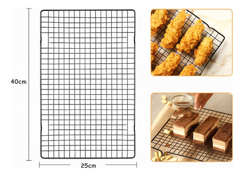 Kit 2 Grades Antiaderente P/ Resfriar Bolos, Tortas Pães