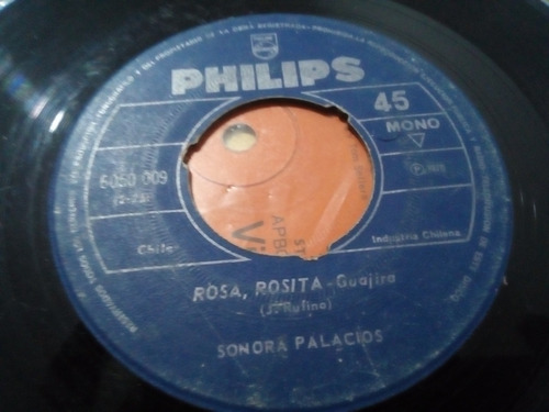 Vinilo Single De La Sonora Palacios Buen Día (47ch