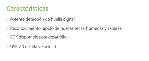 Lector Enrolador De Huella Digital Con Conexión Usb Zk9500