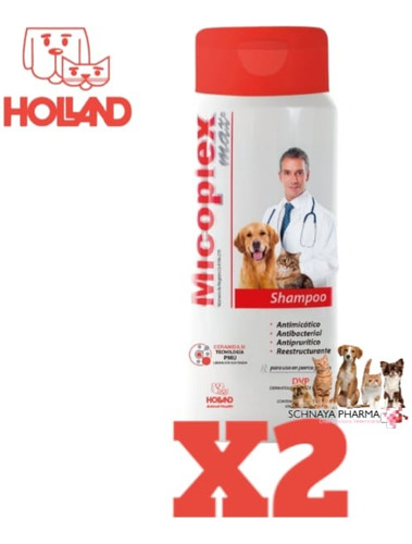 Kit De 2 Micoplex Max Shampoo 350ml ** Holland **