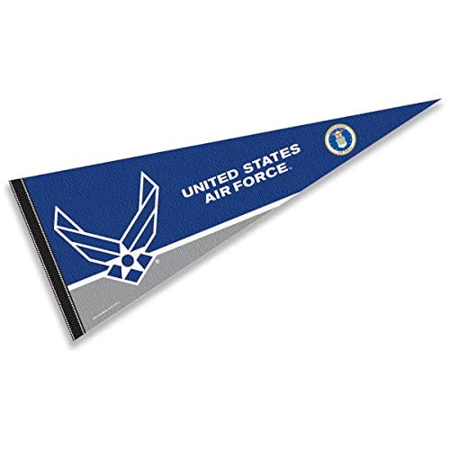 Bandera Del Escudo Del Emblema De Fuerza Aérea De Esta...