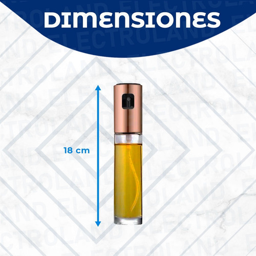 Imagen 4 de 10 de Rociador Spray Cocina Vinagre Aceites Acero Inoxidable 100ml