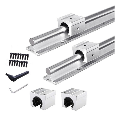 Sbr20-200mm Linear Riel De Apoyo Completo Y 4 Bloques S...