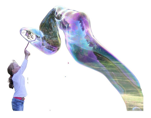 Imagen 1 de 10 de Burbujas Gigantes Repuesto 1l Del Mejor Liquido De Burbujas