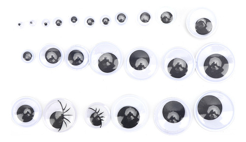 1 Caja De Juguetes Autoadhesivos De Bricolaje Con Ojos Móvil
