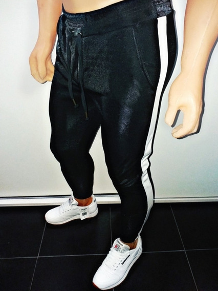 Señora joggpants gamuza sustancia pantalones jogger pantalones en gamuza-Optik negro L/XL
