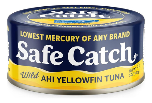 Safe Catch Ahi Atún Wild Yellowfin Atún Enlatado Bajo En Mer