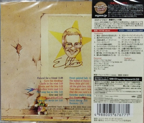 Shm-cd Elton John Goodbye Yellow Brick Road - Imp. Japao