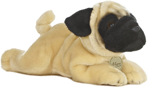 Increible Peluche Perro Pug Aurora Miyoni Hecho A Mano